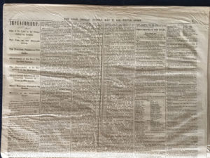 New York Herald Impeachment Johnson 05-07-1868 top of page