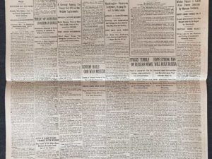 Revolutionists Seize Petrograd headline from the New York Times, 11/09/1917